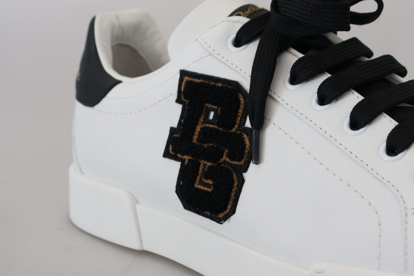 Dolce & Gabbana Elegant Two-Tone Leather Sneakers