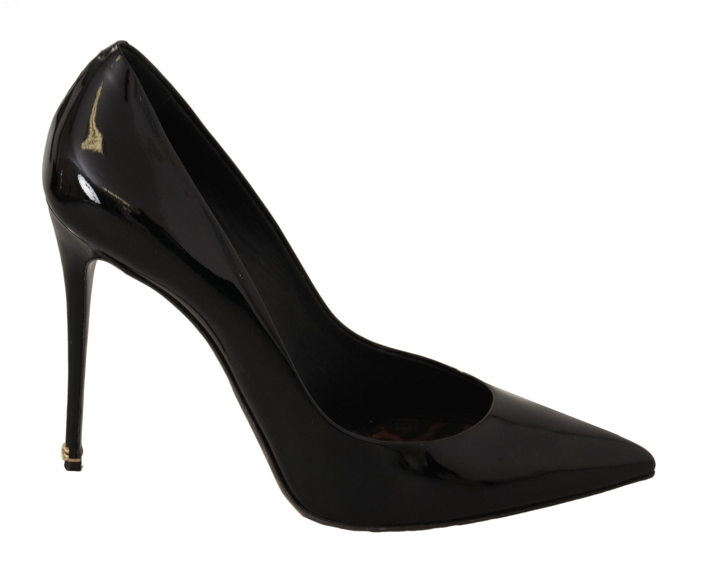 Dolce & Gabbana Elegant Black Patent Leather Heels