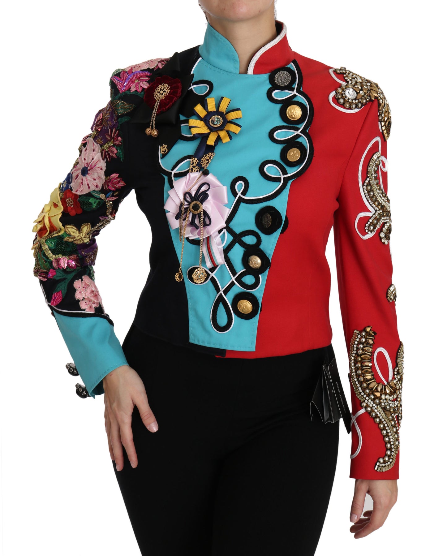 Dolce & Gabbana Enchanted Sicily Crystal-Embellished Jacket