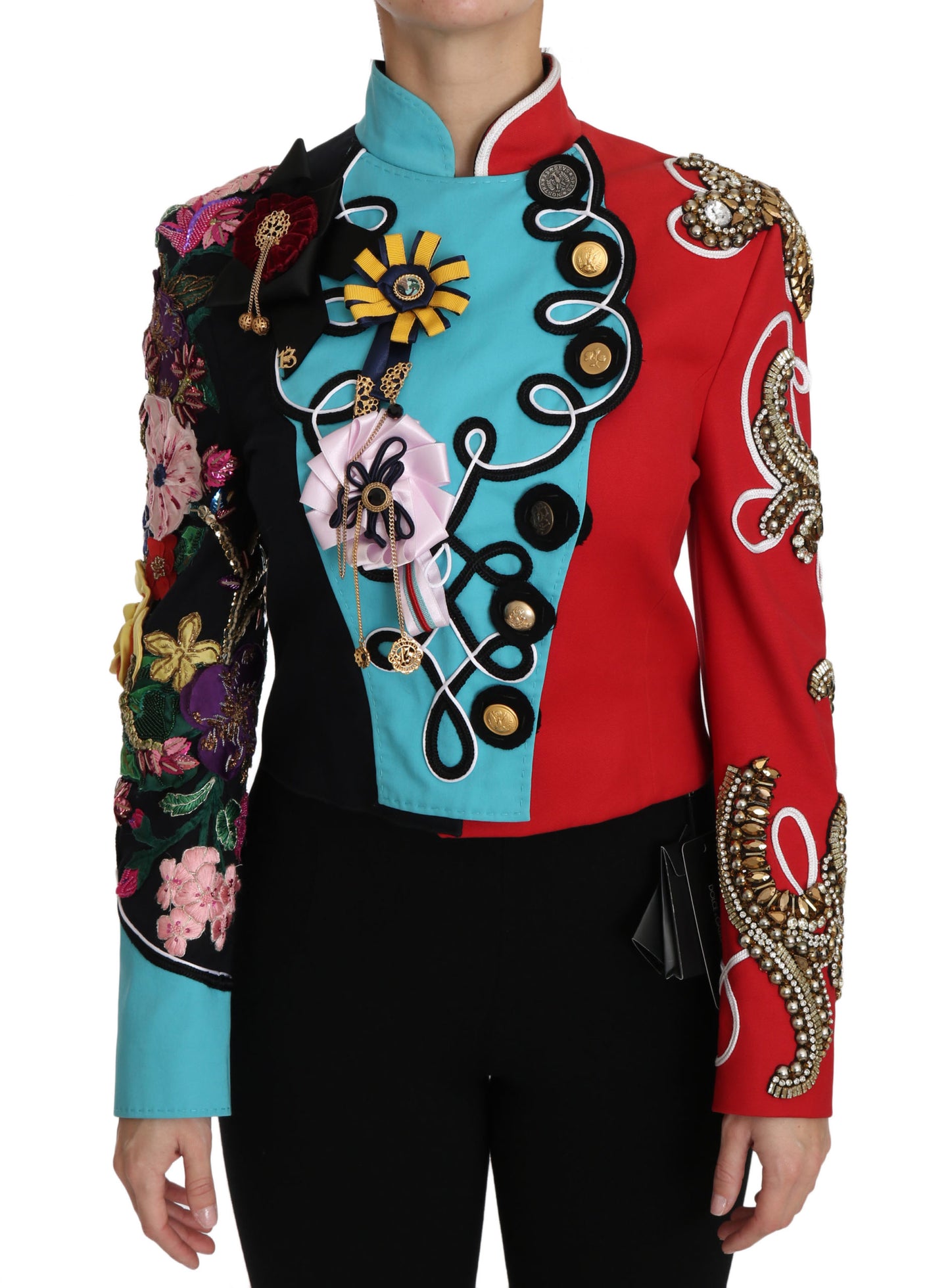 Dolce & Gabbana Enchanted Sicily Crystal-Embellished Jacket