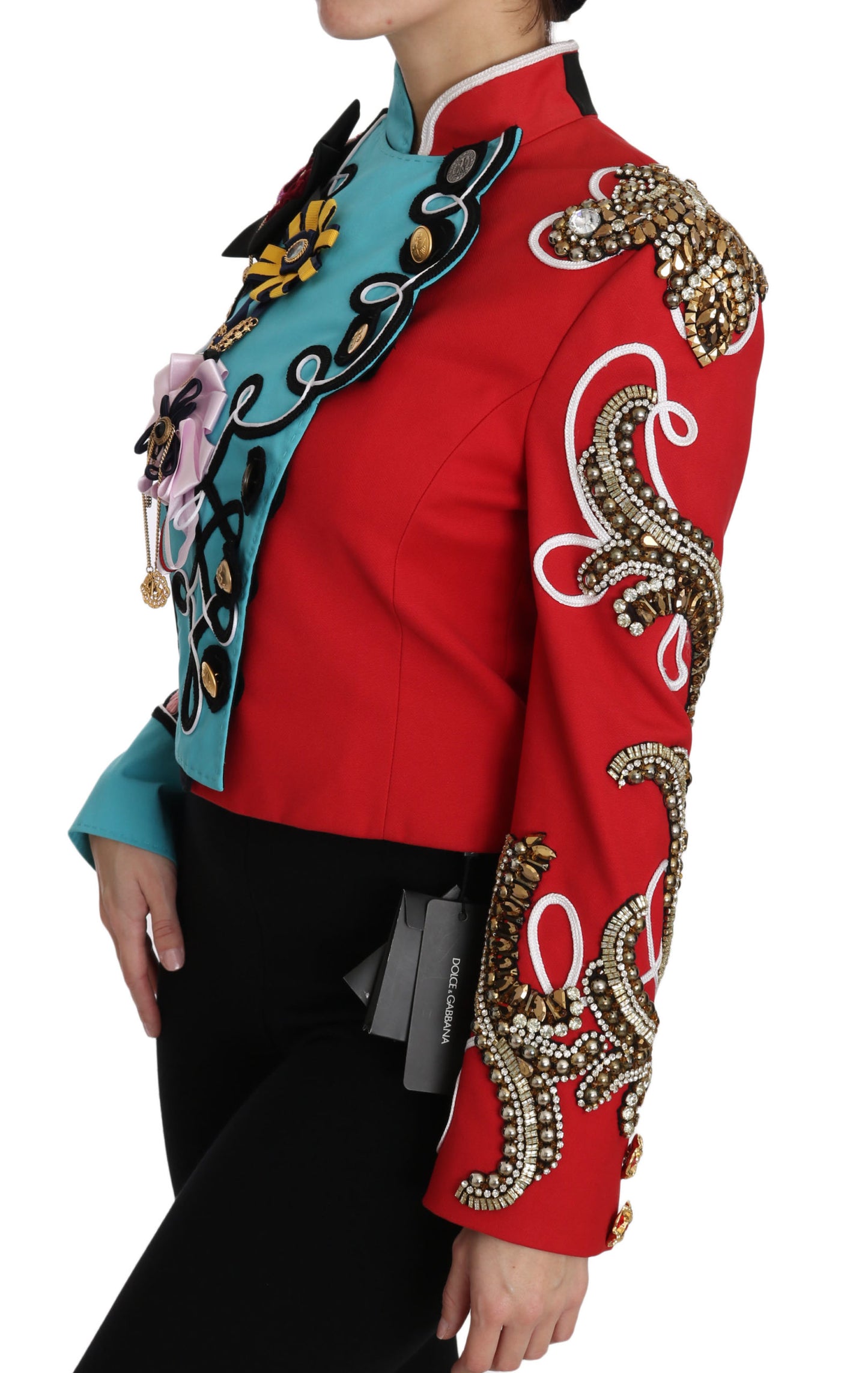 Dolce & Gabbana Enchanted Sicily Crystal-Embellished Jacket