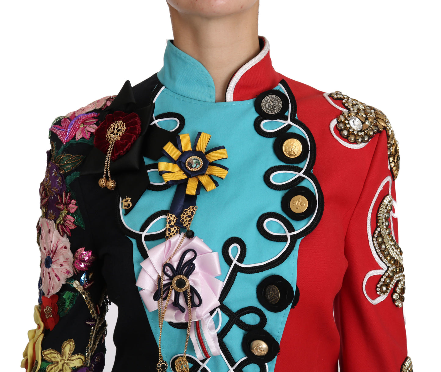 Dolce & Gabbana Enchanted Sicily Crystal-Embellished Jacket