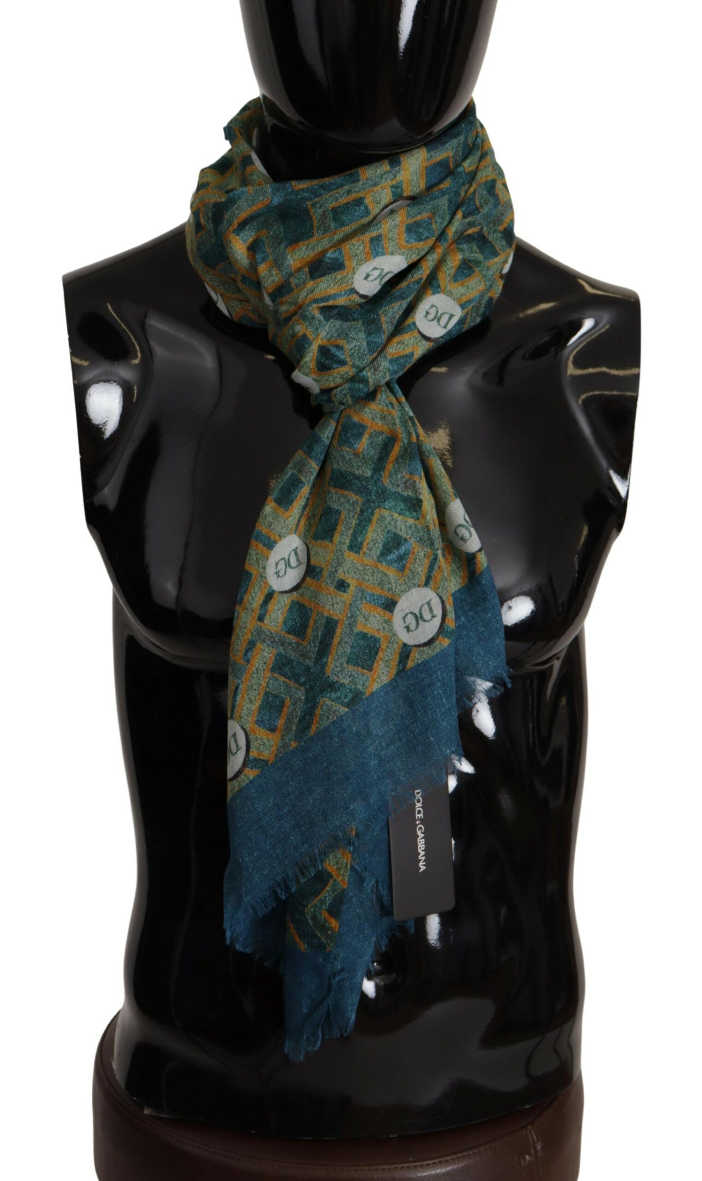 Dolce & Gabbana Elegant Multicolor Modal-Cashmere Men's Scarf