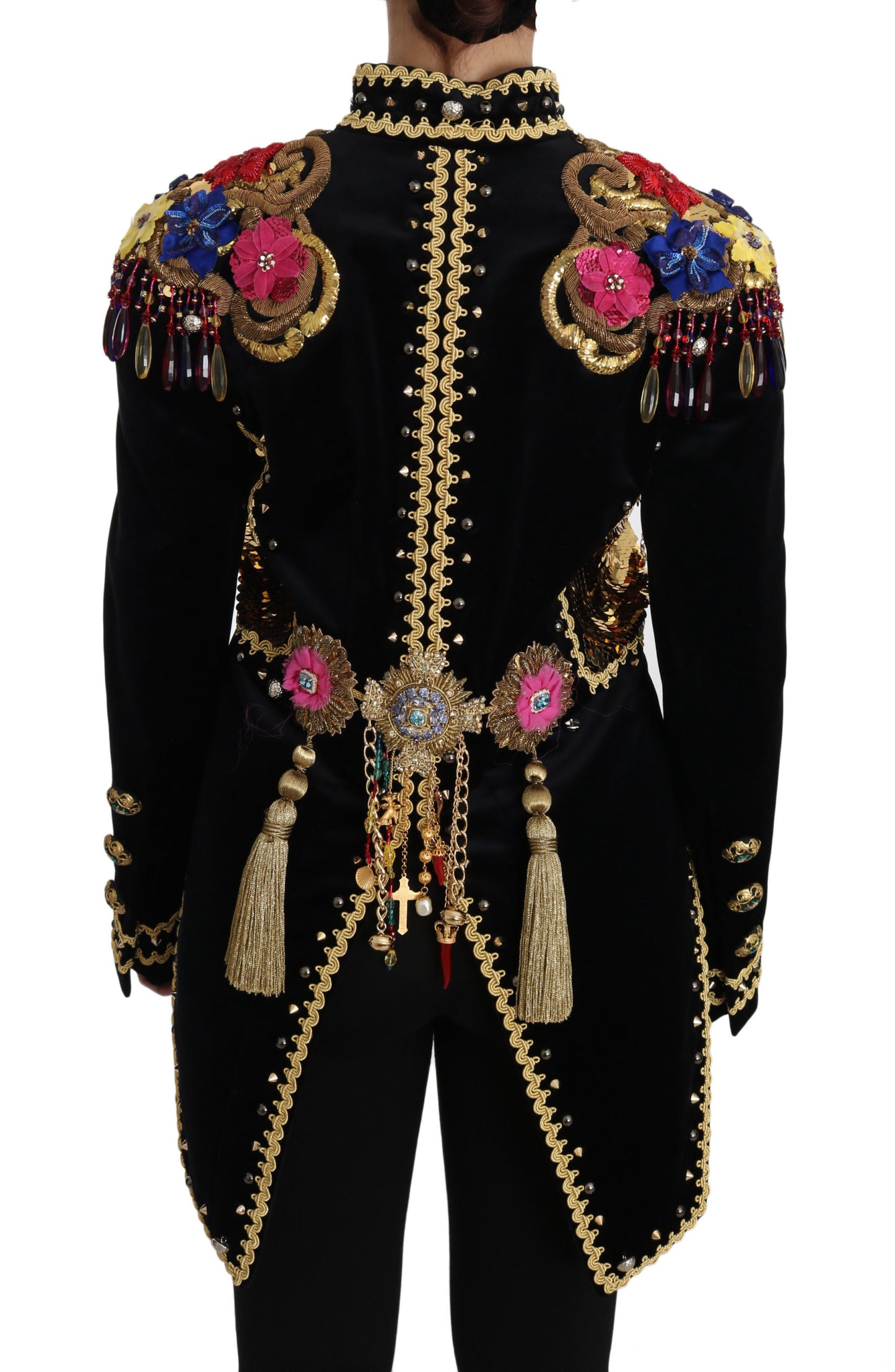 Dolce & Gabbana Enchanted Sicily Velvet Sequined Jacket