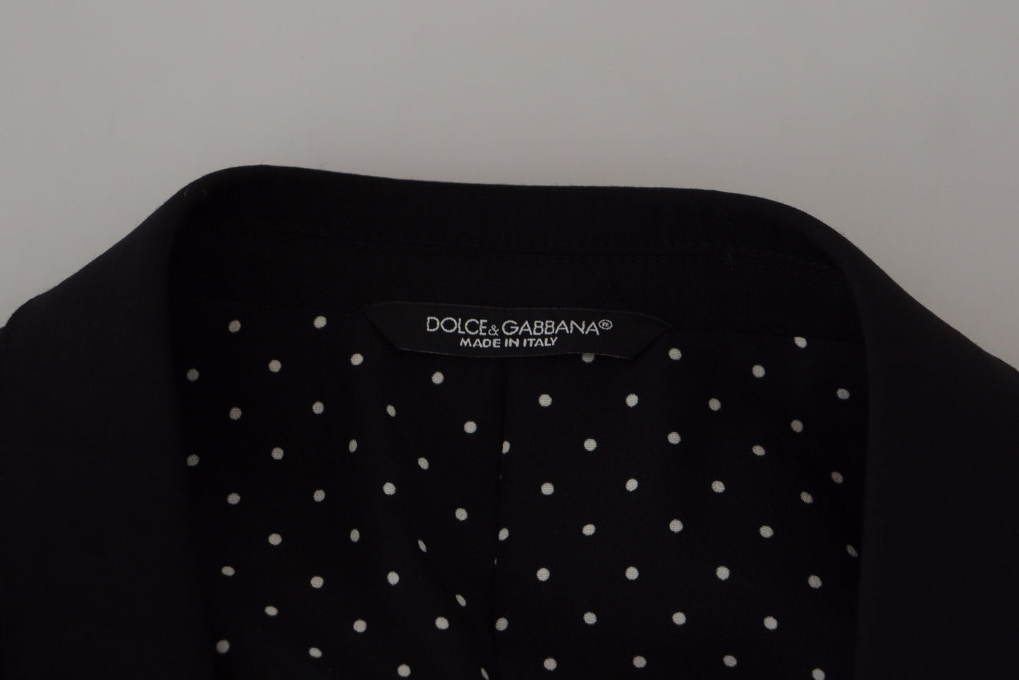 Dolce & Gabbana Elegant Black Formal Wool Blend Blazer