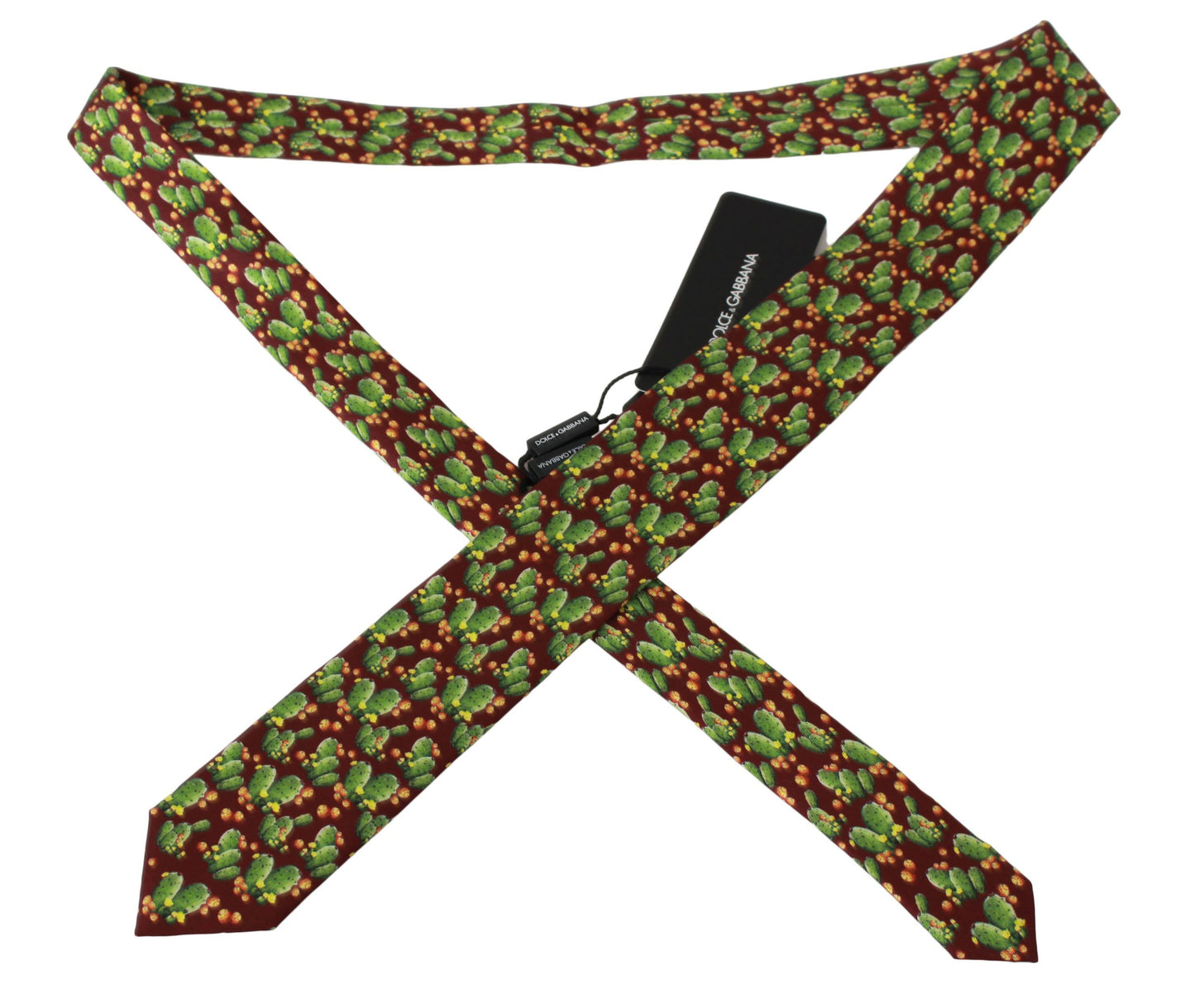 Dolce & Gabbana Multicolor Cactus Silk Neck Tie