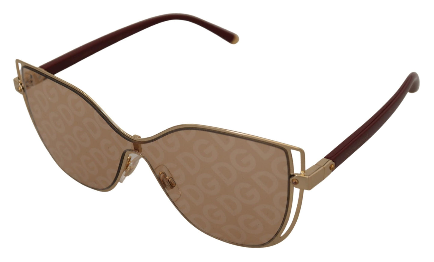 Dolce & Gabbana Elegant Gold-Toned UV Protective Sunglasses