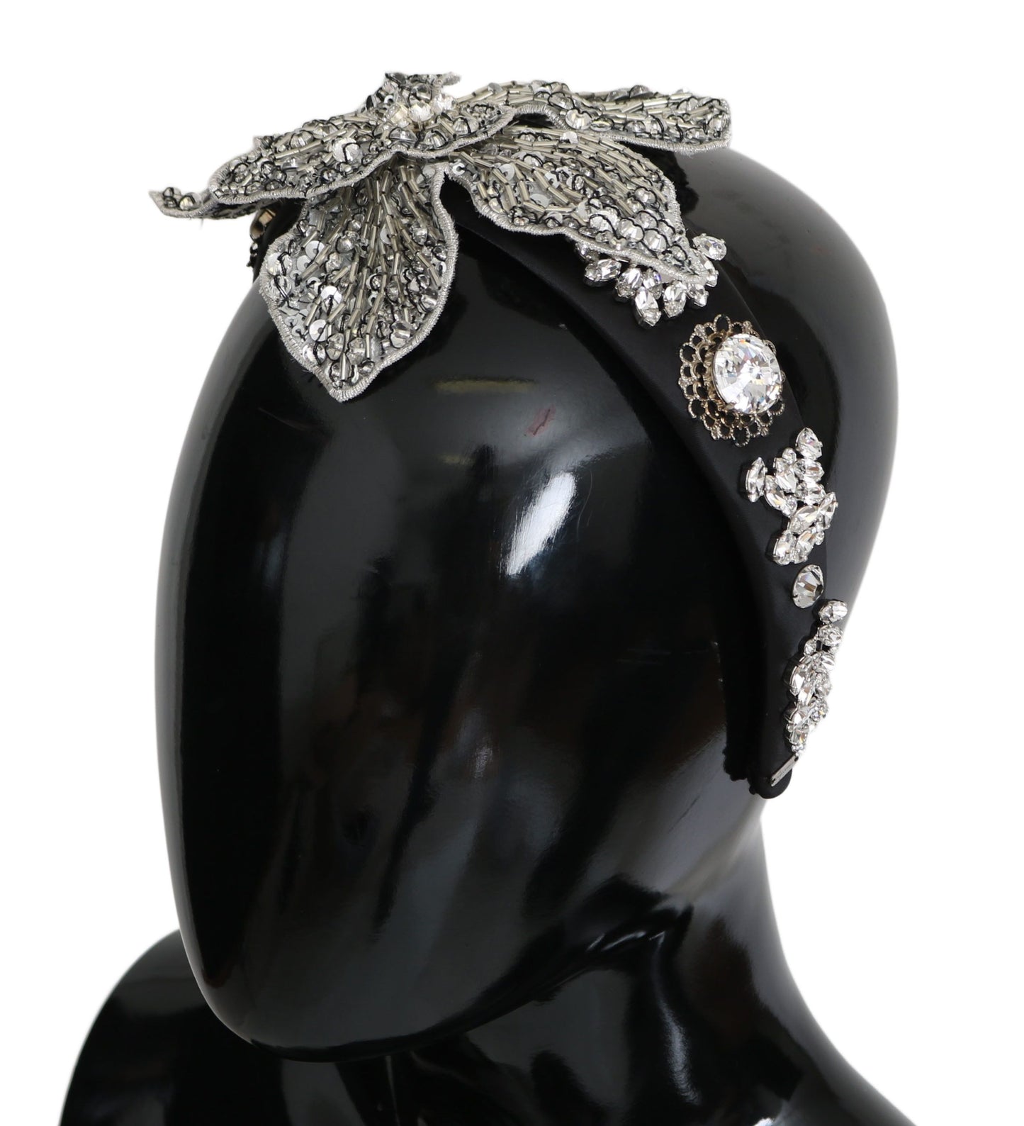 Dolce & Gabbana Elegant Crystal-Embellished Tiara Headband