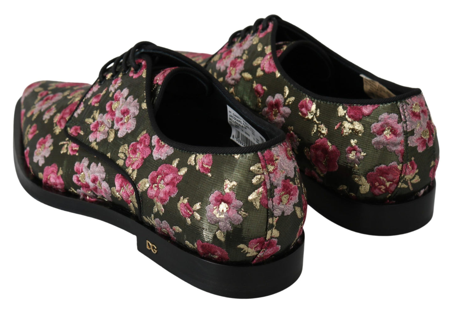 Dolce & Gabbana Floral Elegance Jacquard Flat Shoes