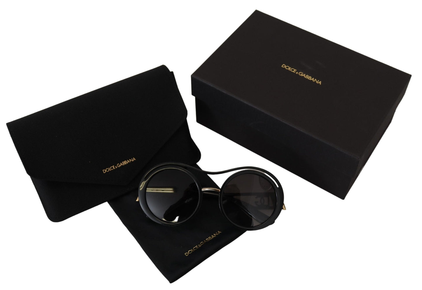 Dolce & Gabbana Elegant Black Sunglasses for Women