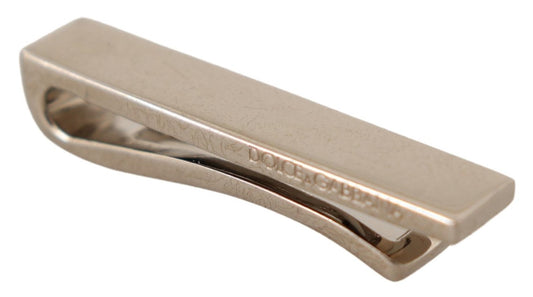 Dolce & Gabbana Elegant Silver Tone Brass Tie Clip