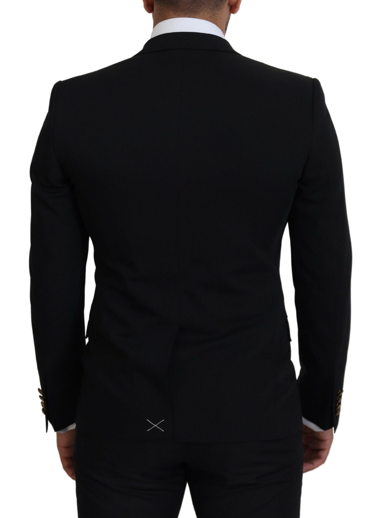 Dolce & Gabbana Elegant Black Wool Formal Blazer