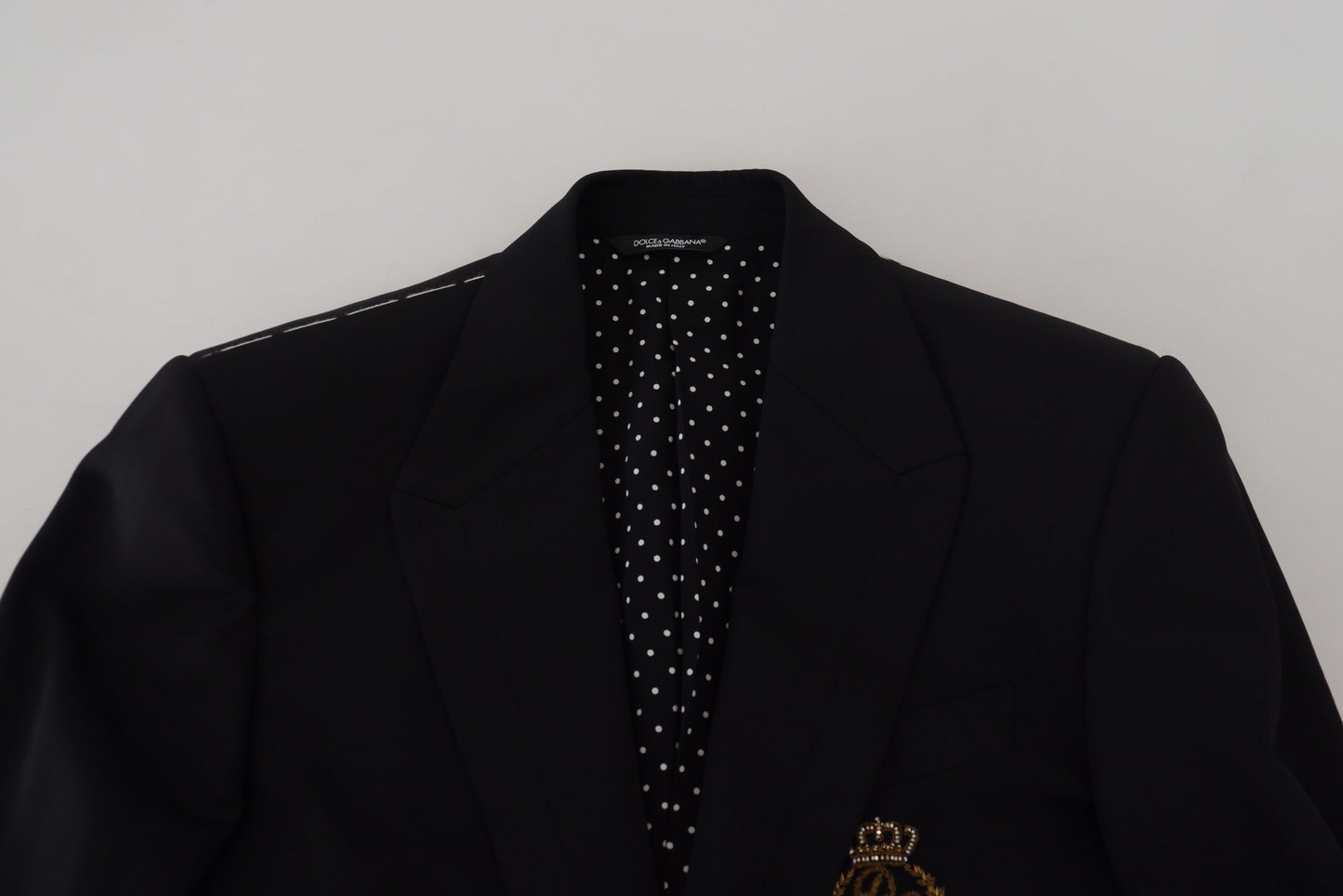 Dolce & Gabbana Elegant Black Wool Formal Blazer