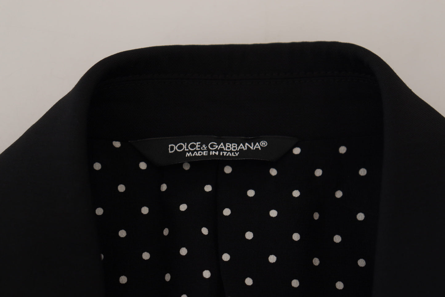 Dolce & Gabbana Elegant Black Wool Formal Blazer