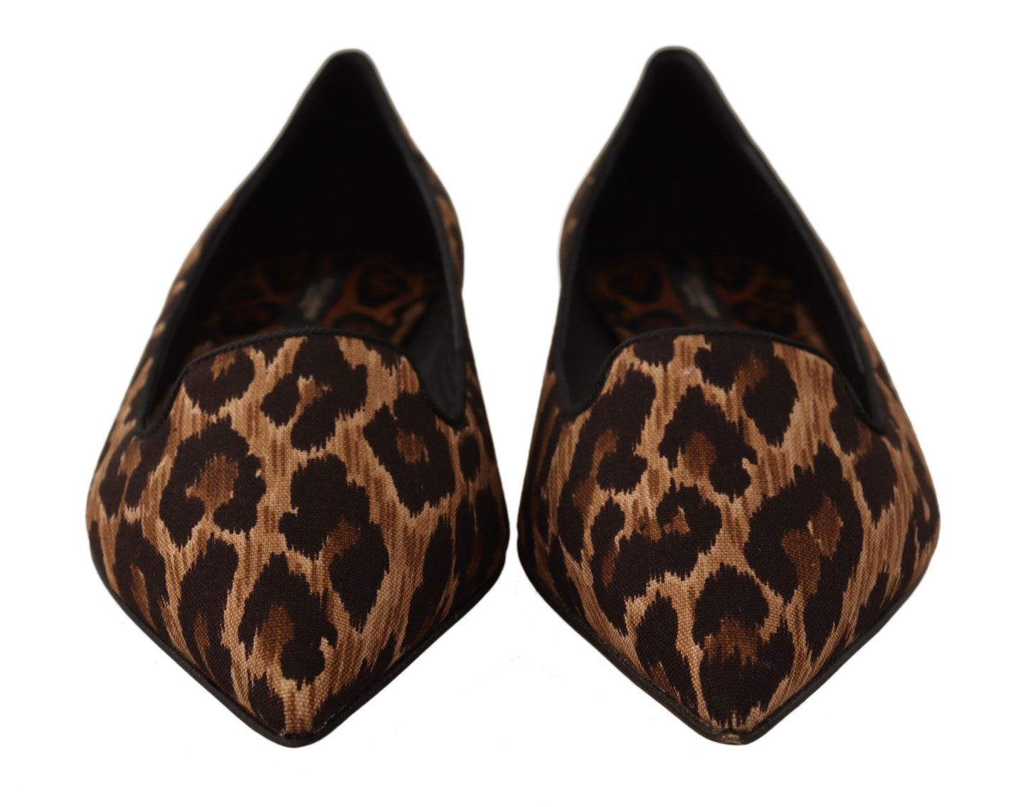 Dolce & Gabbana Elegant Leopard Print Loafers Flats