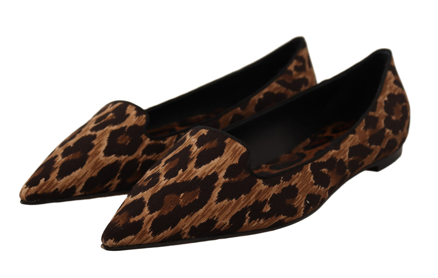 Dolce & Gabbana Elegant Leopard Print Loafers Flats