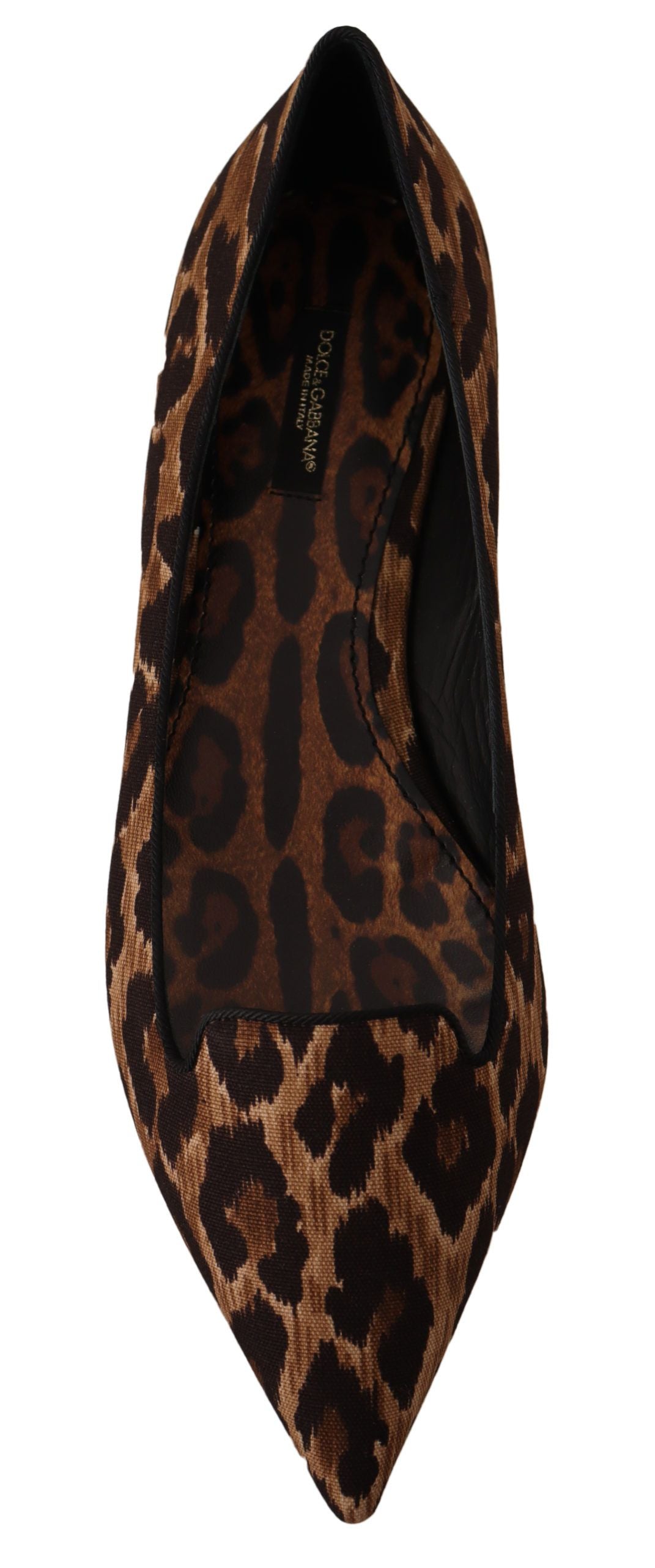 Dolce & Gabbana Elegant Leopard Print Loafers Flats