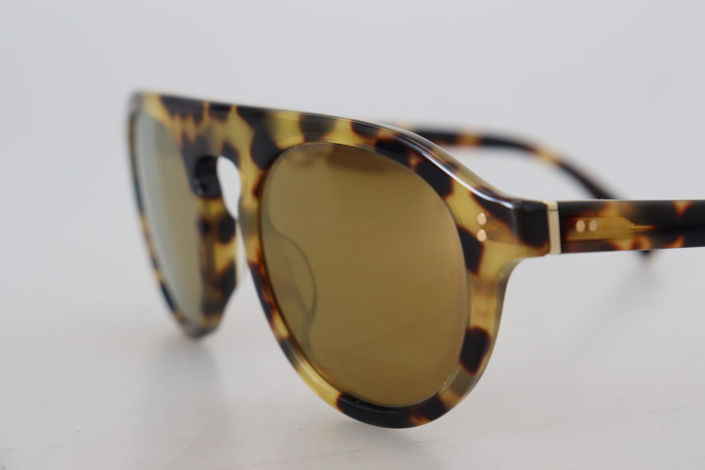 Dolce & Gabbana Chic Tortoiseshell Acetate Sunglasses