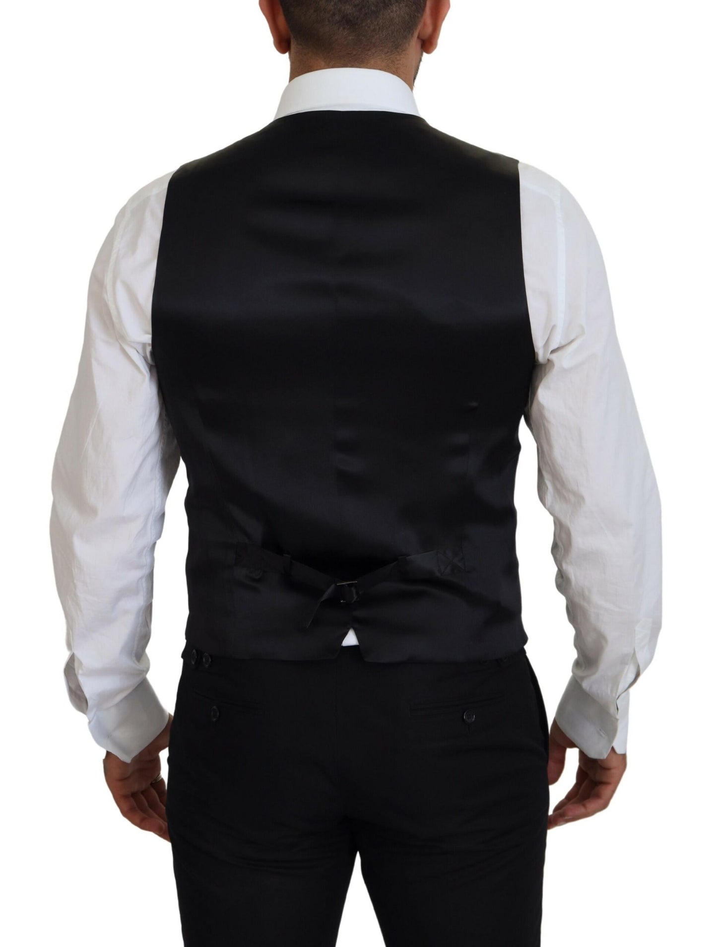 Dolce & Gabbana Elegant Slim Fit Two-Piece Blazer and Vest