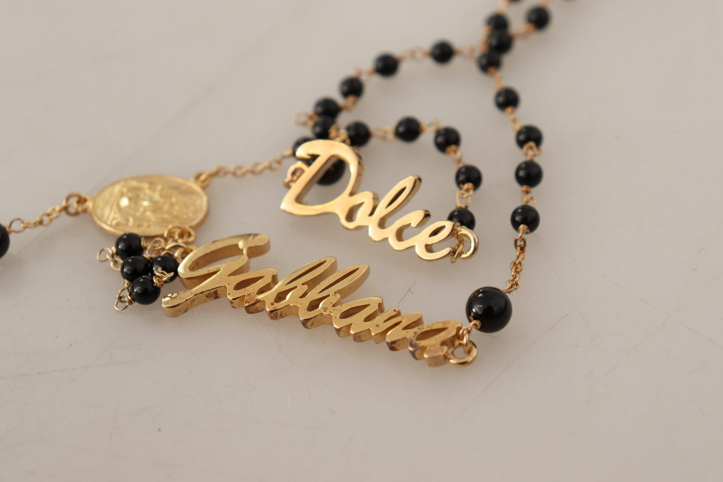 Dolce & Gabbana Elegant Gold-Plated Rosemary Necklace