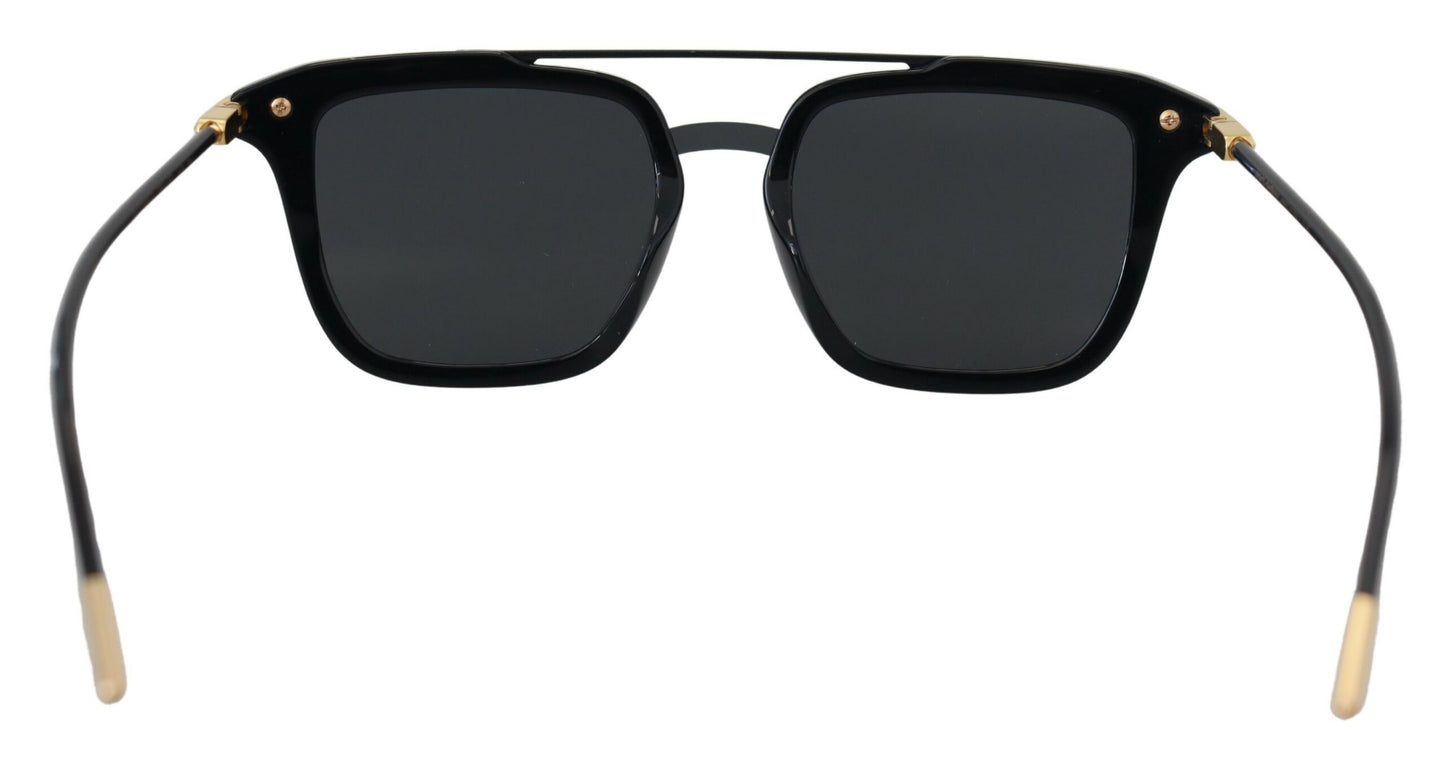 Dolce & Gabbana Chic Square Frame Browline Sunglasses