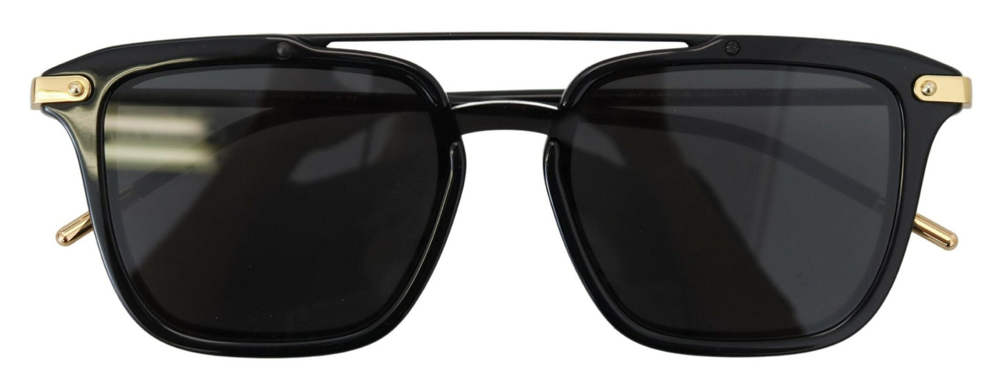 Dolce & Gabbana Chic Square Frame Browline Sunglasses