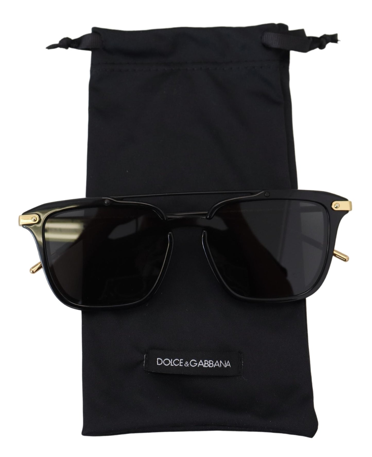 Dolce & Gabbana Chic Square Frame Browline Sunglasses