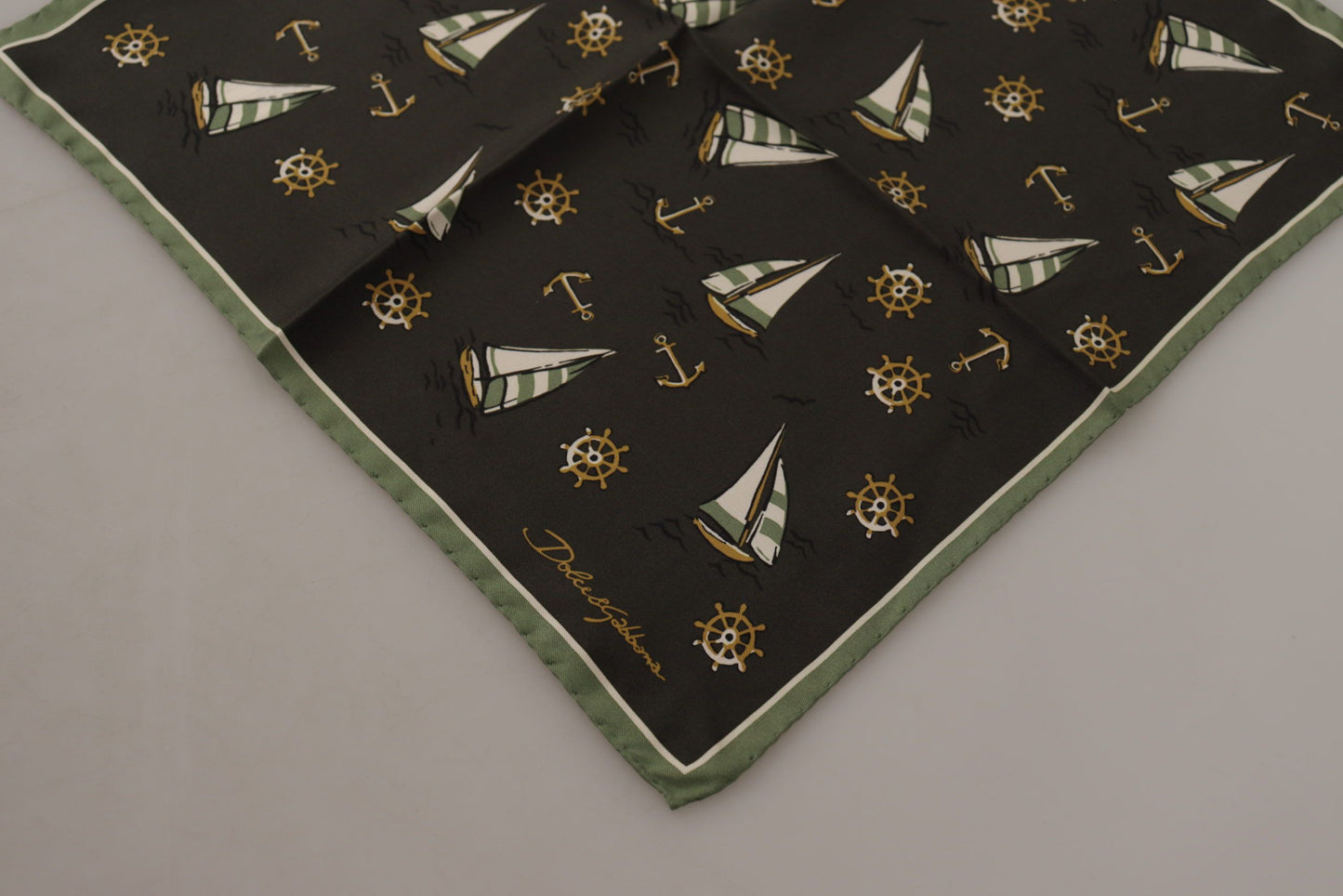 Dolce & Gabbana Multicolor Printed DG Logo Square Handkerchief