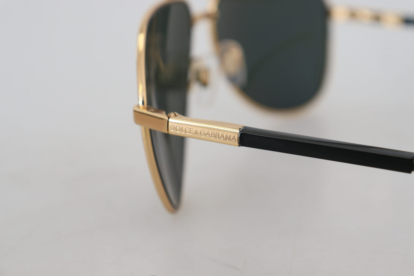 Dolce & Gabbana Golden Aviator Elegance Sunglasses