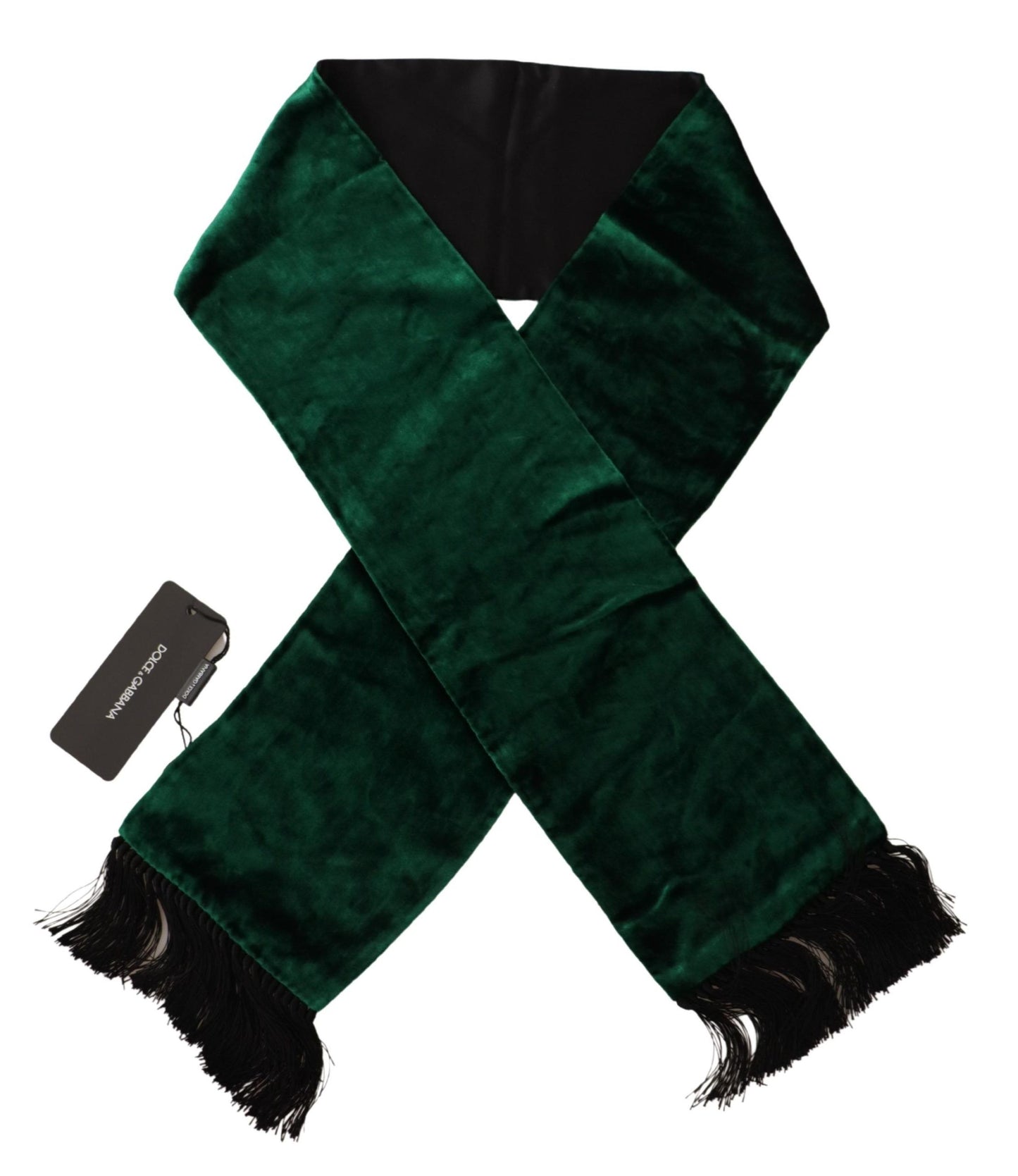 Dolce & Gabbana Elegant Green Silk Men's Scarf Wrap