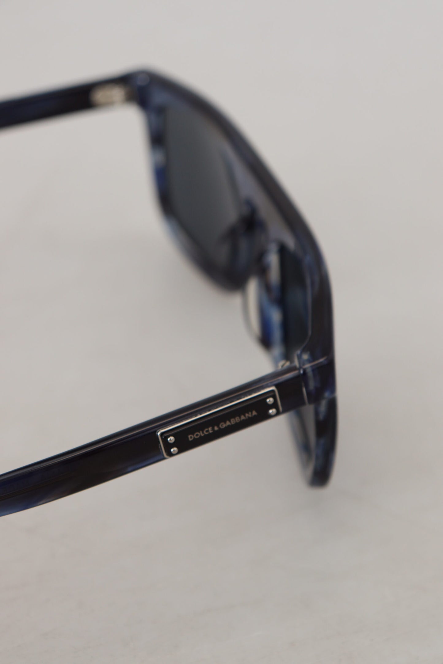 Dolce & Gabbana Elegant Blue Acetate Sunglasses