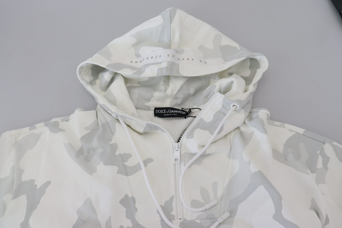 Dolce & Gabbana Elegant Camouflage Hooded Jacket