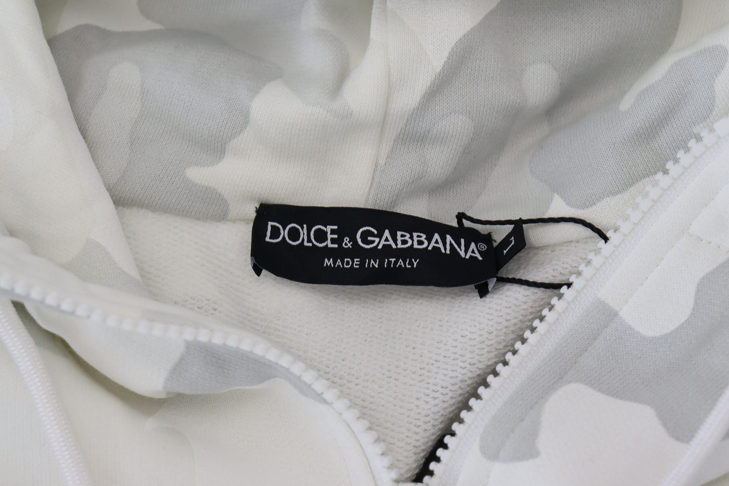 Dolce & Gabbana Elegant Camouflage Hooded Jacket