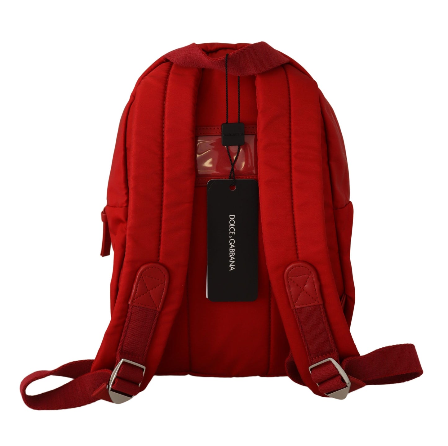 Dolce & Gabbana Chic Red Backpack for Trendsetting Kids