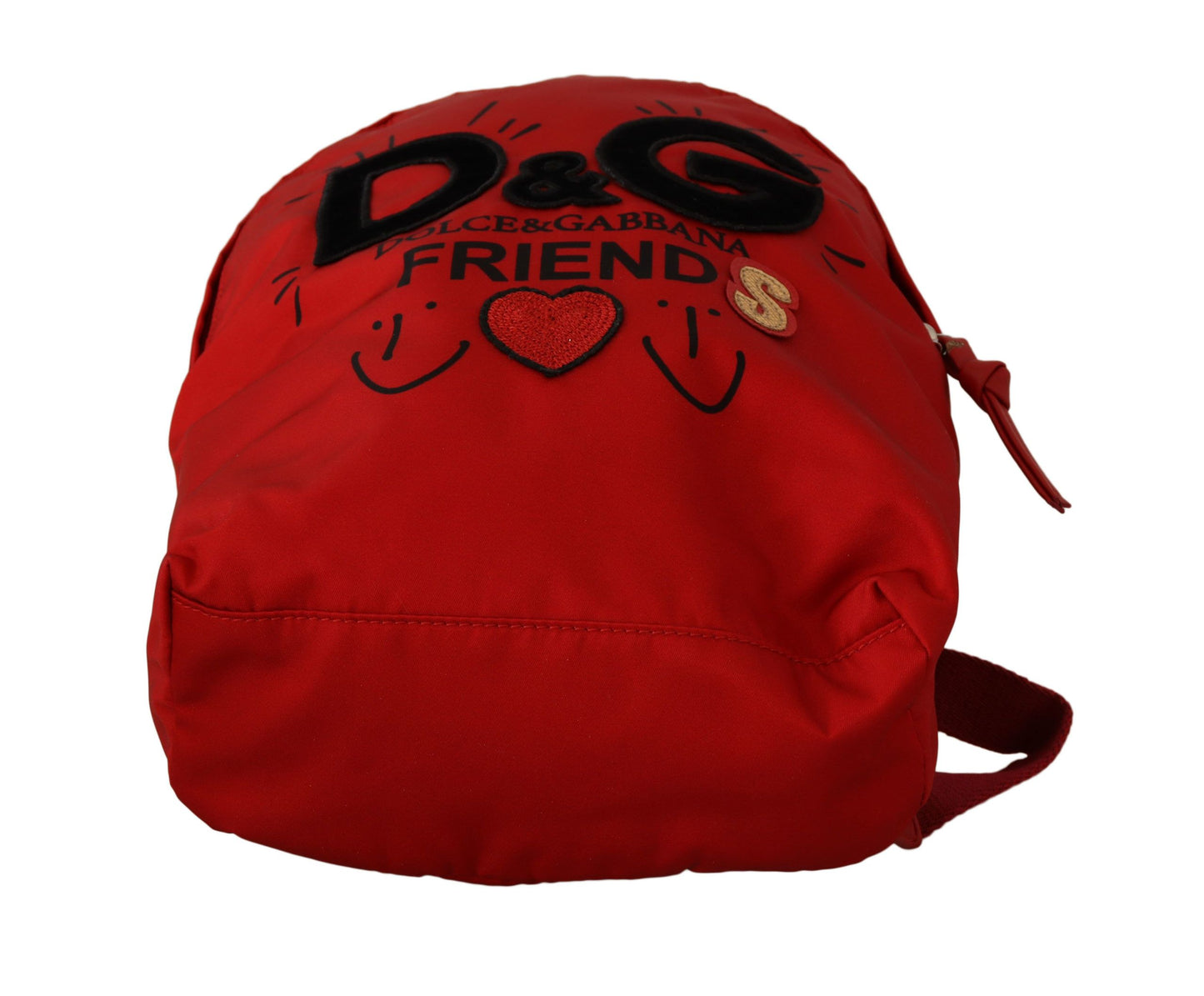 Dolce & Gabbana Chic Red Backpack for Trendsetting Kids