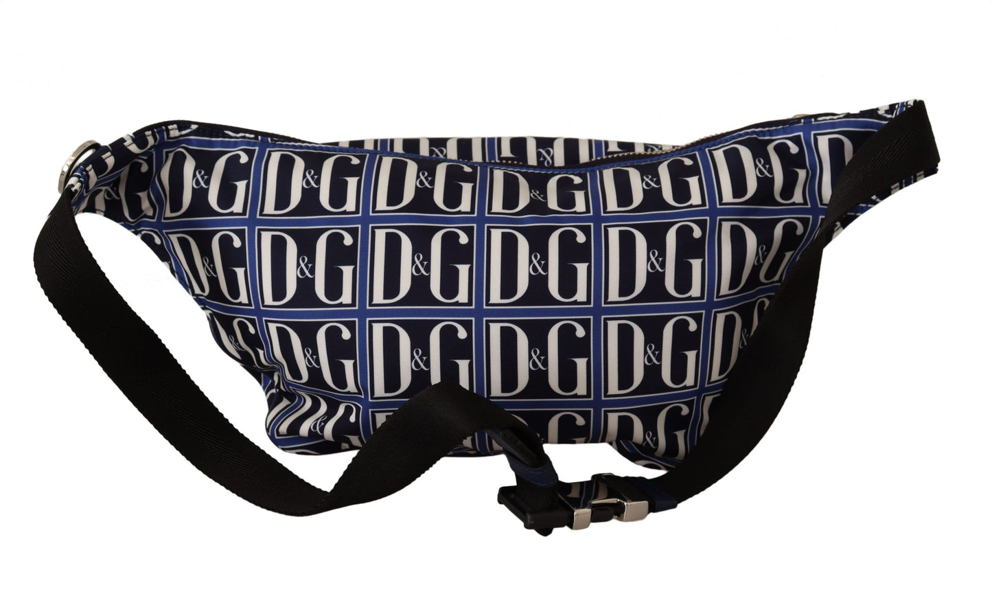 Dolce & Gabbana Chic Blue Logo Mania Fanny Belt Bag