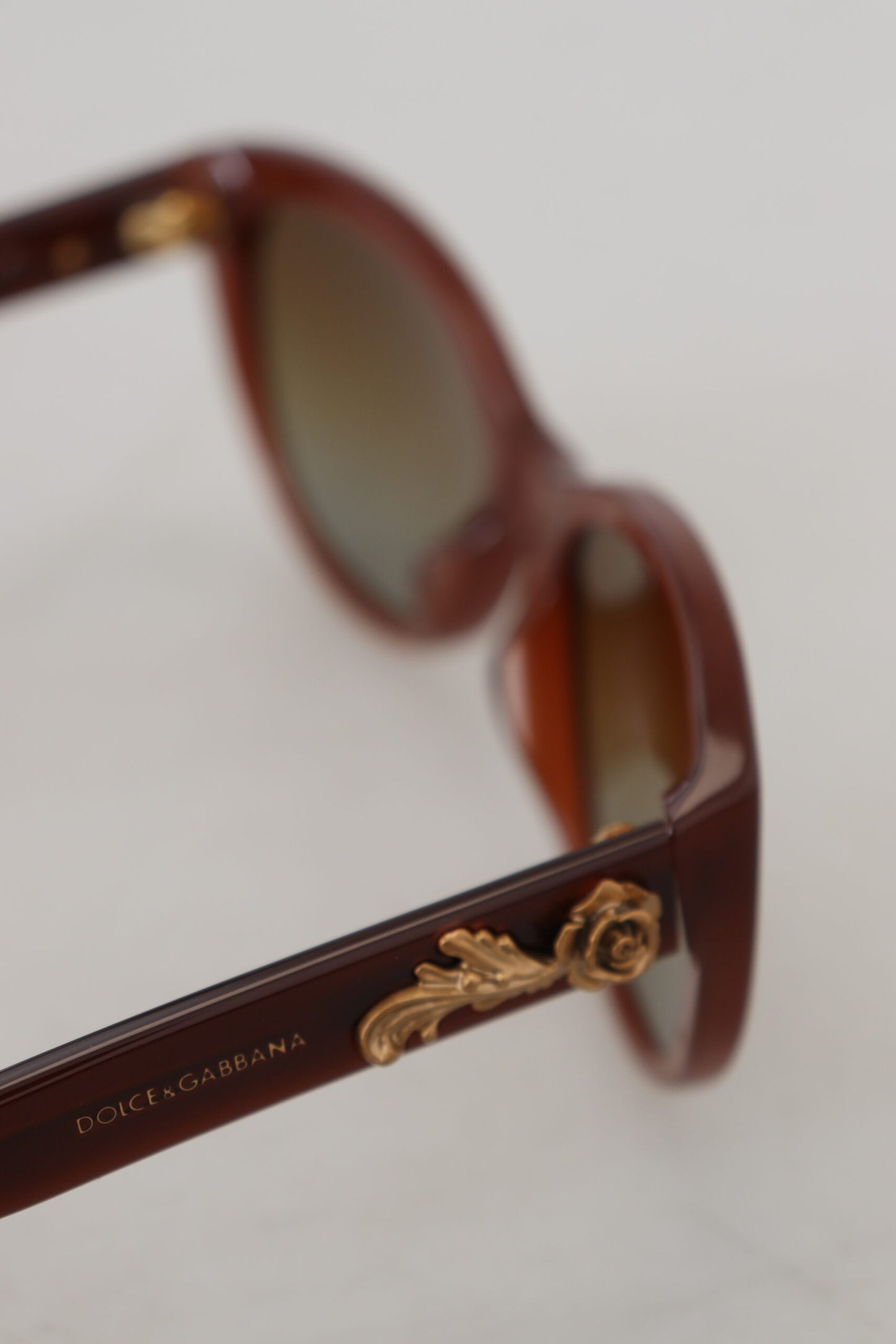 Dolce & Gabbana Elegant Acetate Designer Sunglasses