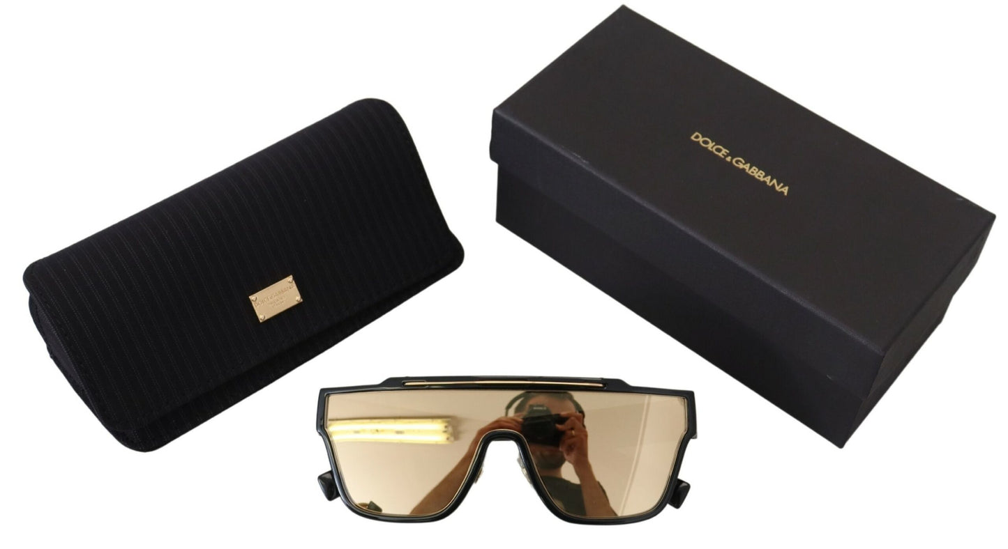 Dolce & Gabbana Chic Yellow Acetate Sunglasses for Women