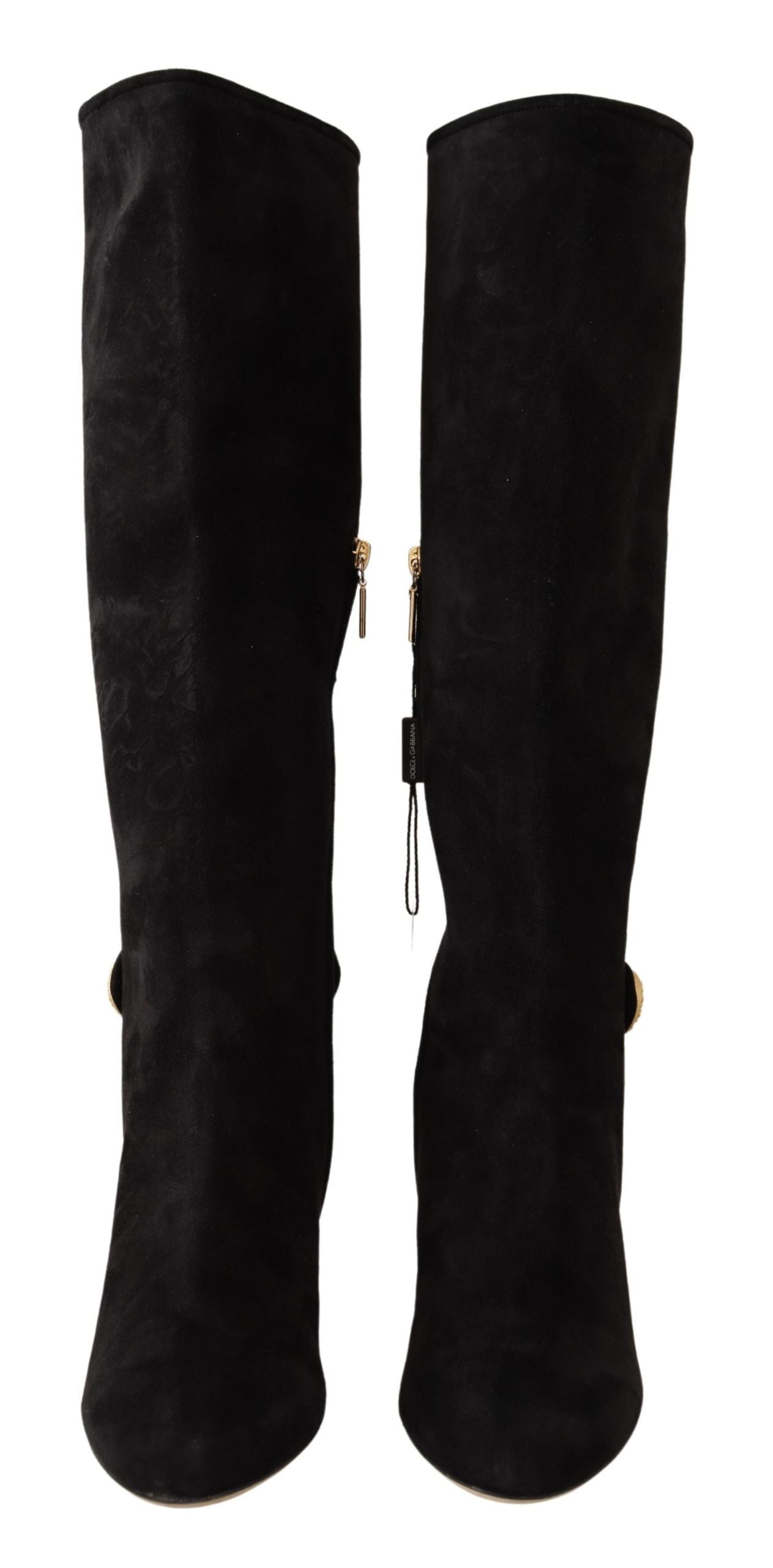 Dolce & Gabbana Elegant Suede Vally High Boots