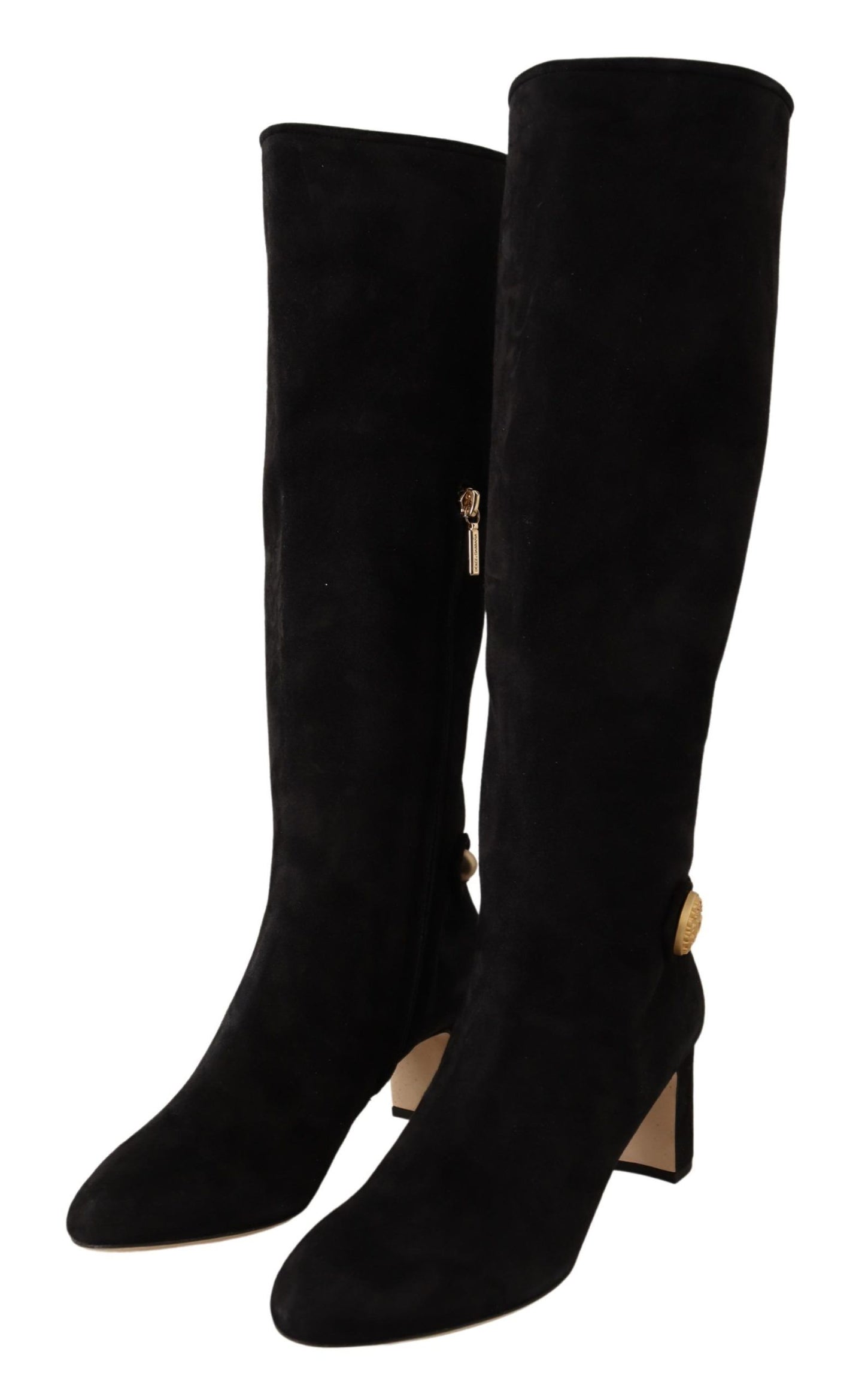 Dolce & Gabbana Elegant Suede Vally High Boots