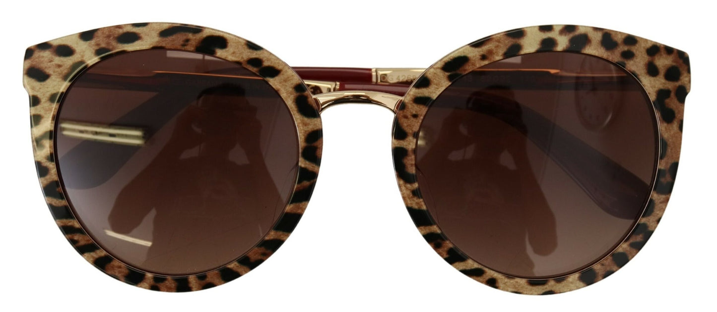 Dolce & Gabbana Elegant Brown Gradient Sunglasses