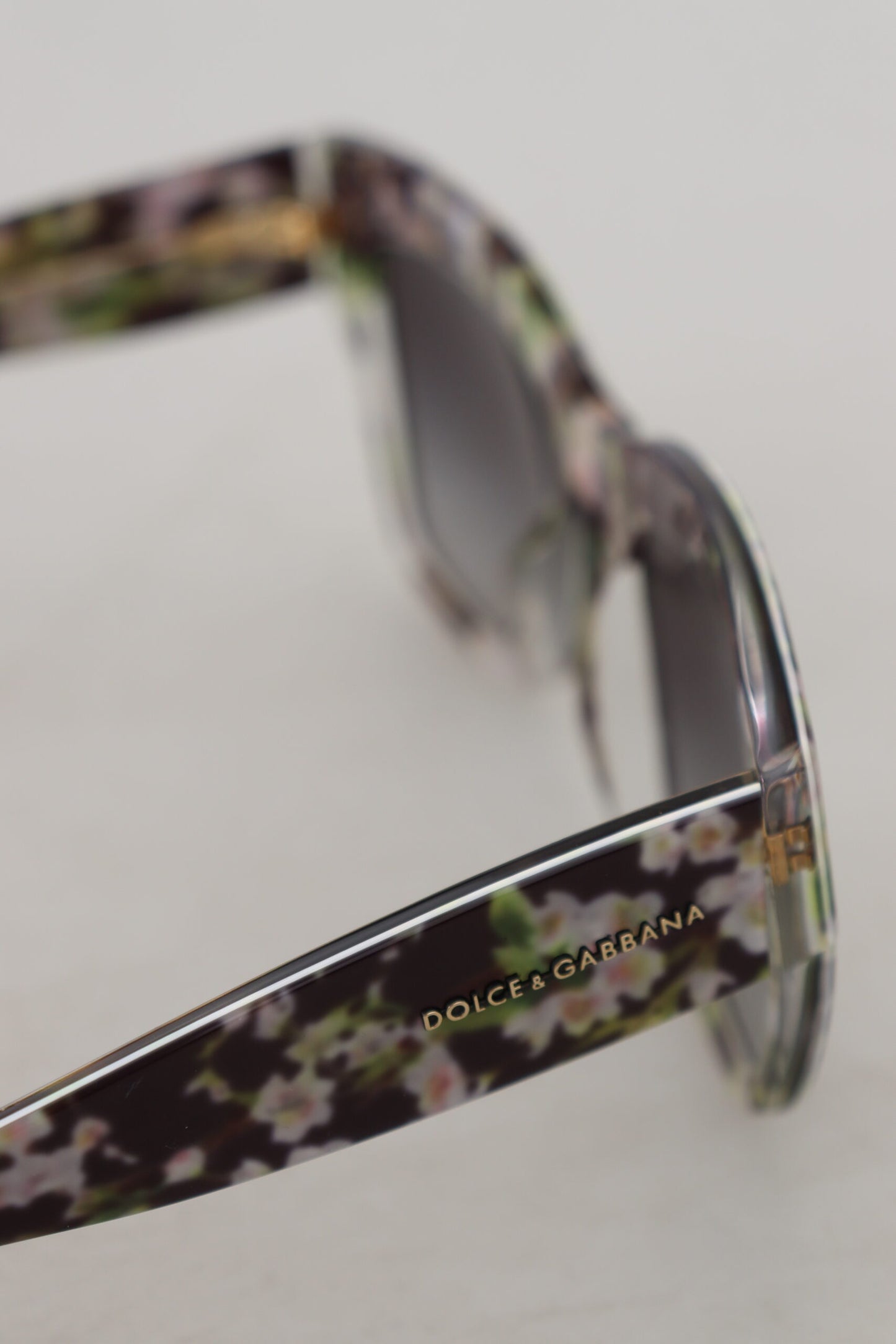 Dolce & Gabbana Elegant Black Multicolor Gradient Sunglasses