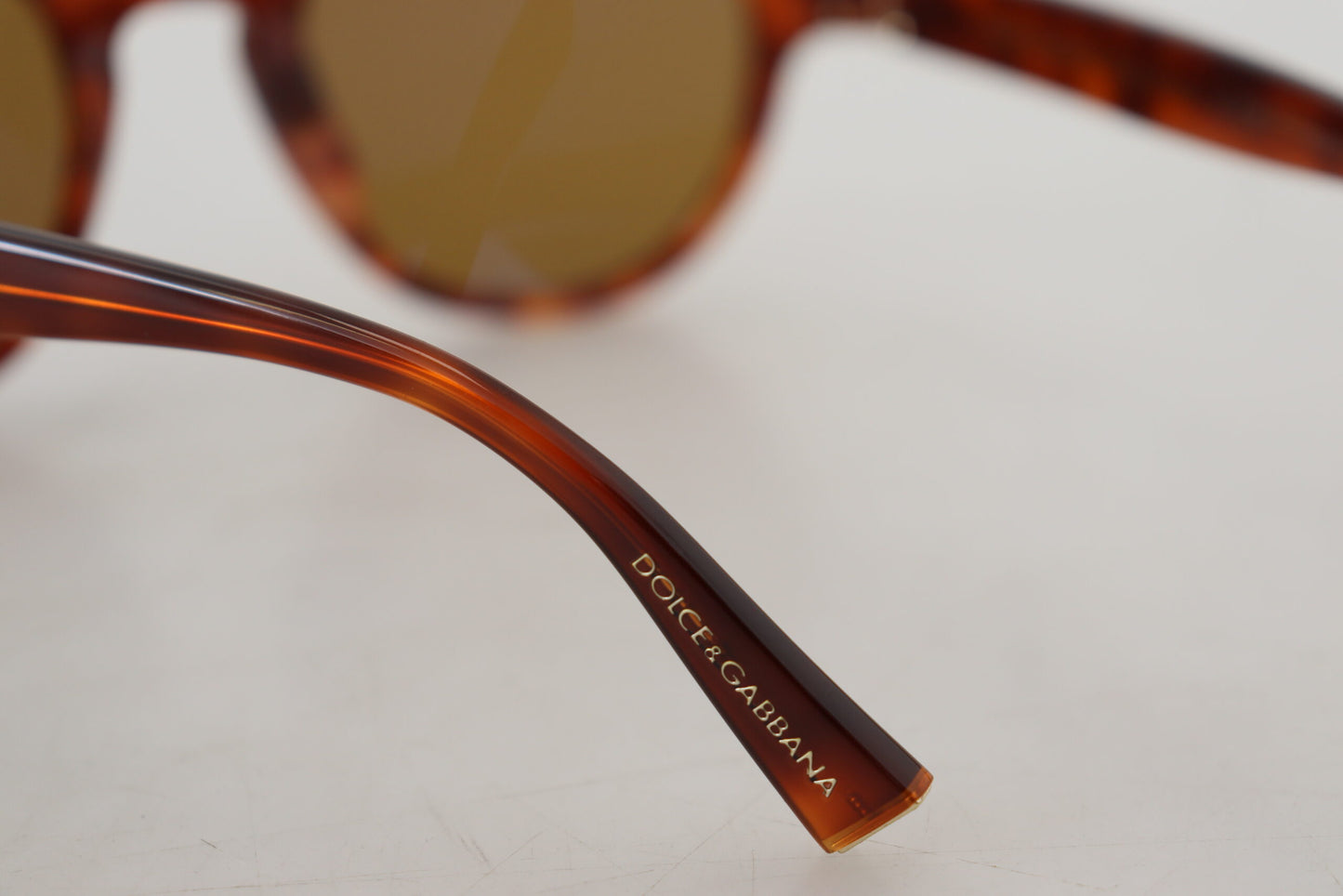 Dolce & Gabbana Chic Brown Wayfarer Sunglasses