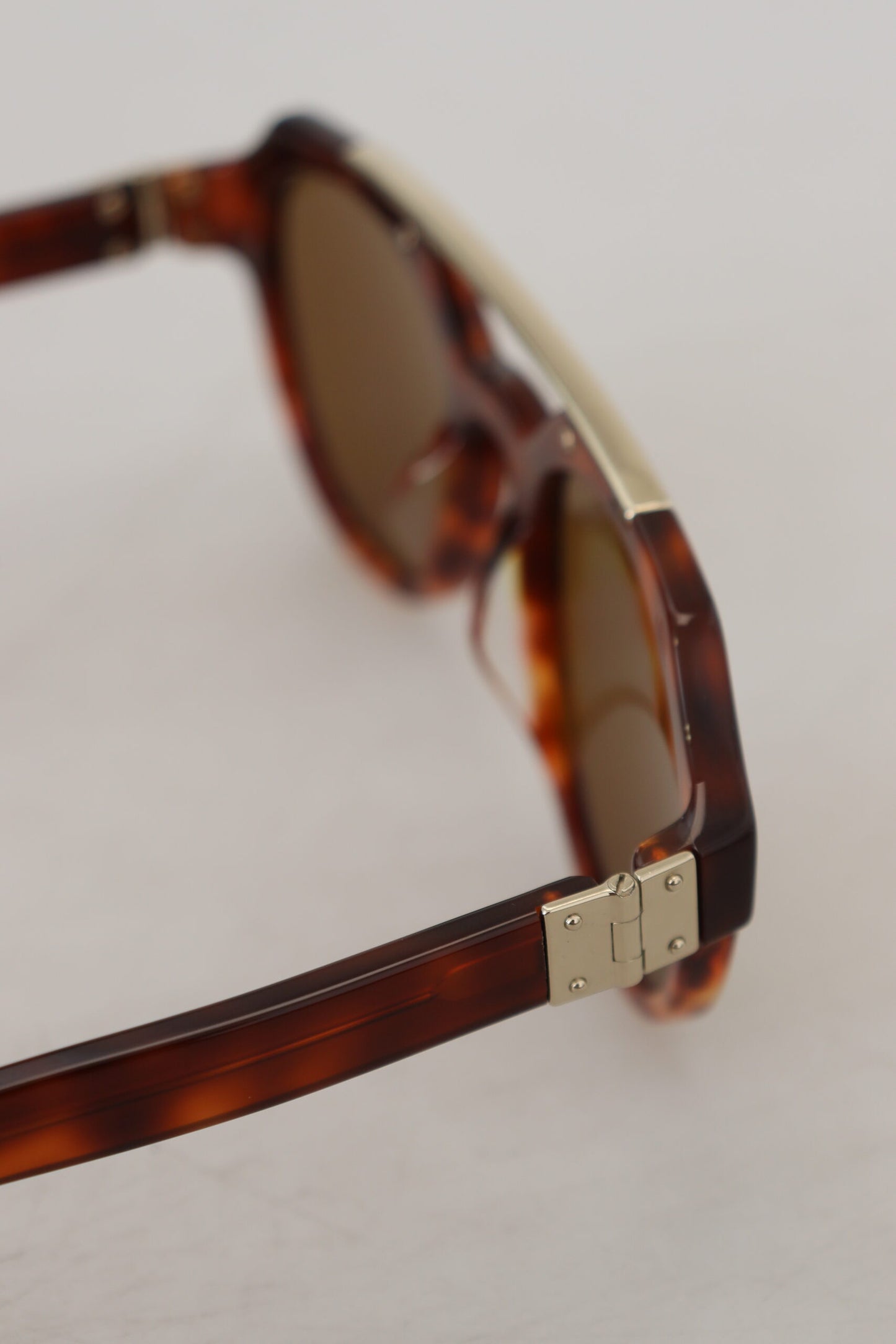 Dolce & Gabbana Chic Brown Wayfarer Sunglasses