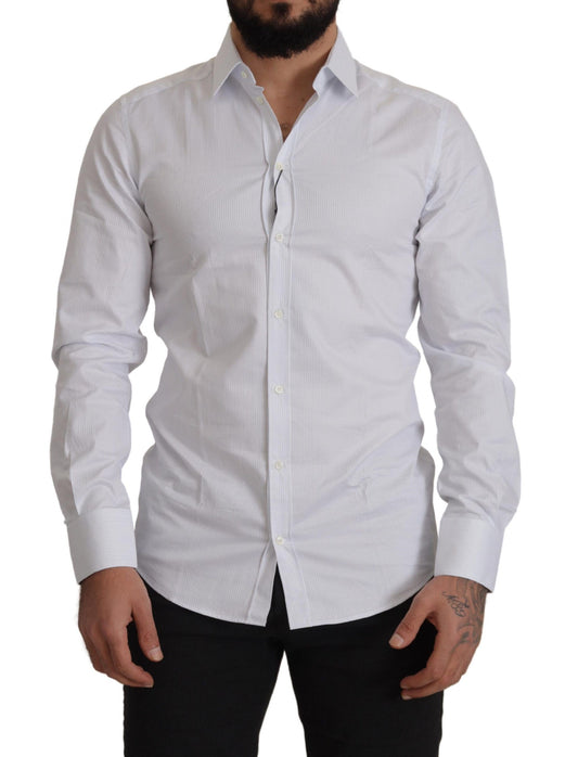 Dolce & Gabbana Elegant Slim Fit Cotton Dress Shirt