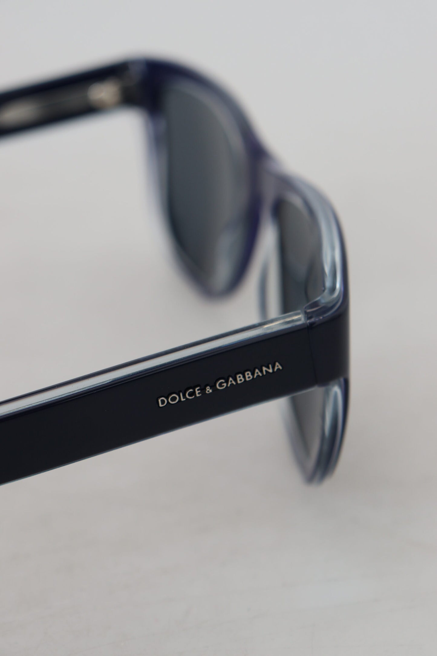 Dolce & Gabbana Chic Blue Acetate Designer Sunglasses