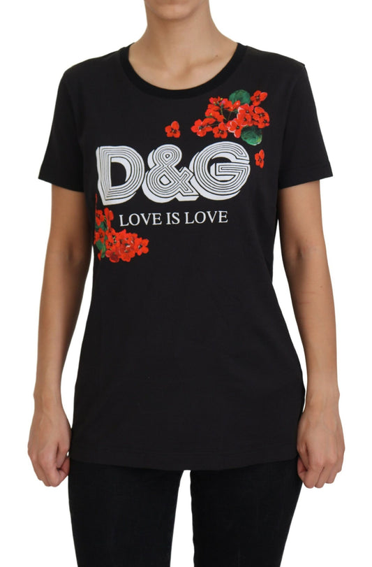 Dolce & Gabbana Elegant Floral Cotton Blouse Top