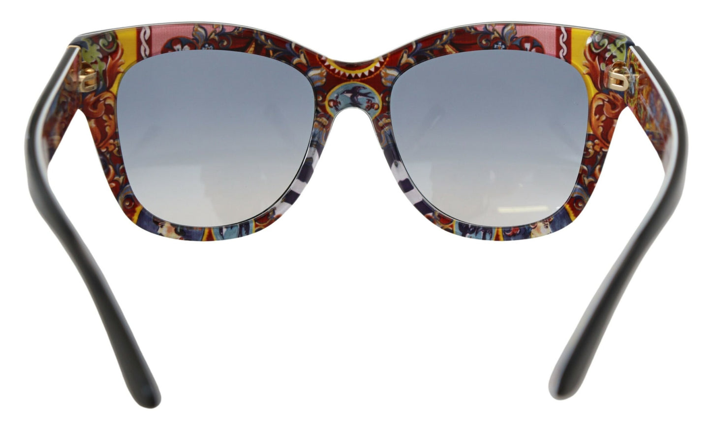 Dolce & Gabbana Sicilian Carretto Cat-Eye Sunglasses