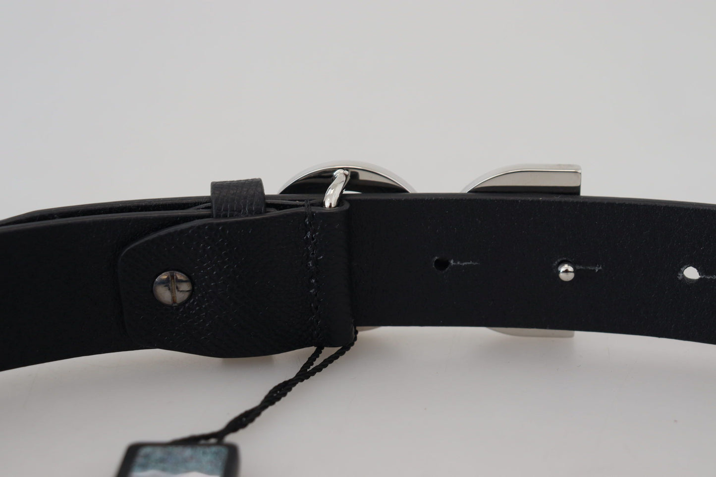 Dolce & Gabbana Elegant Leather Belt with DG Metal Buckle