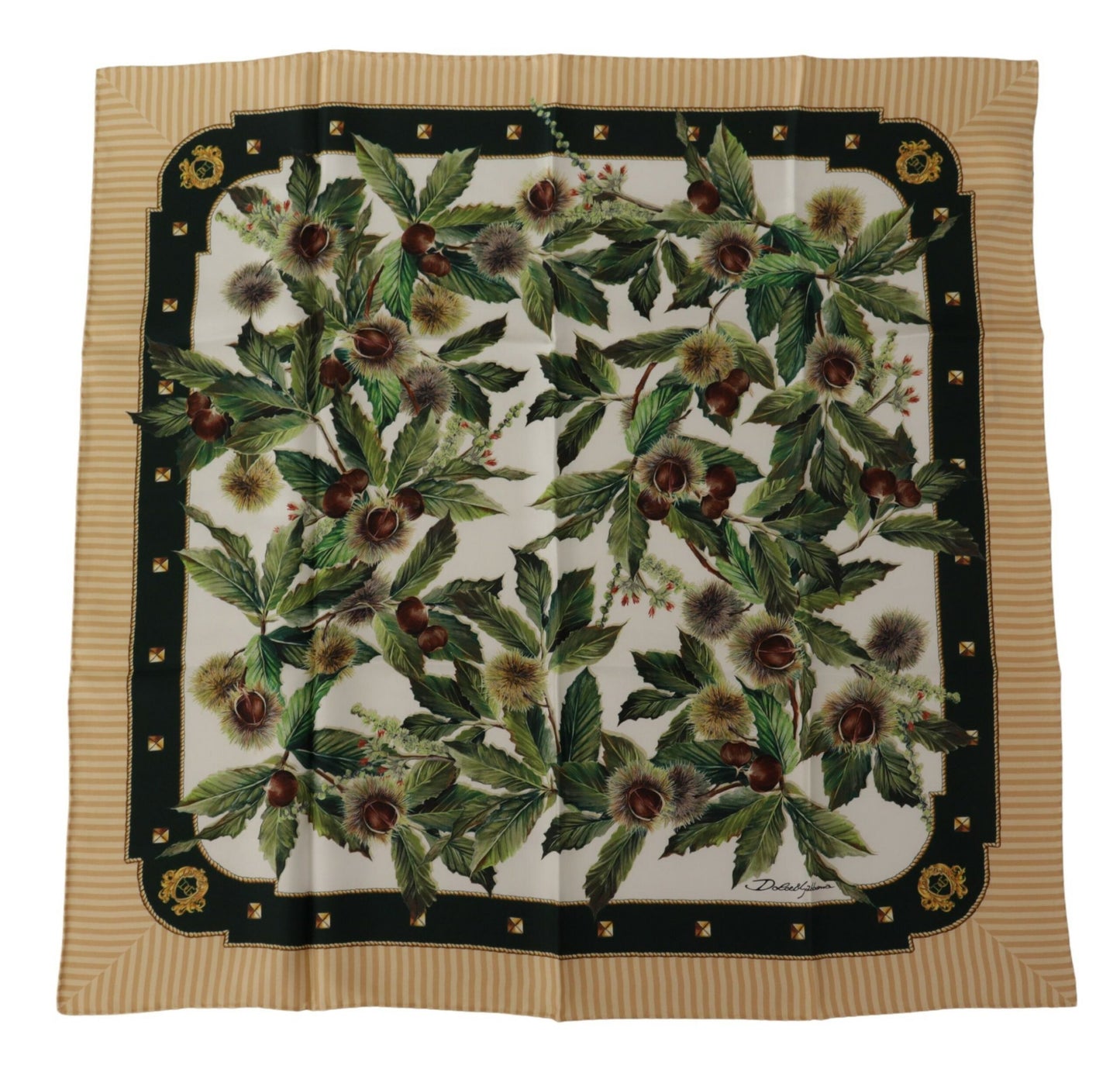 Dolce & Gabbana Elegant Multicolor Silk Scarf